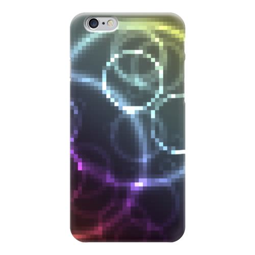 Заказать чехол для iPhone 6/6 Plus в Москве. Чехол для iPhone 6 глянцевый Круги от Anna Lomachenko - готовые дизайны и нанесение принтов.