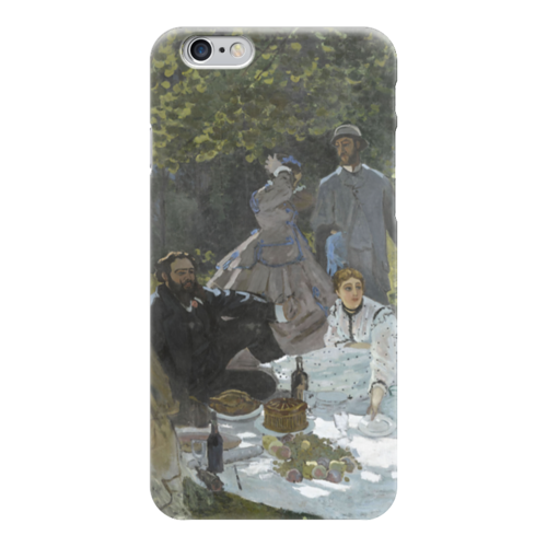 Заказать чехол для iPhone 6/6 Plus в Москве. Чехол для iPhone 6 глянцевый Завтрак на траве (Клод Моне) 1866 от trend - готовые дизайны и нанесение принтов.