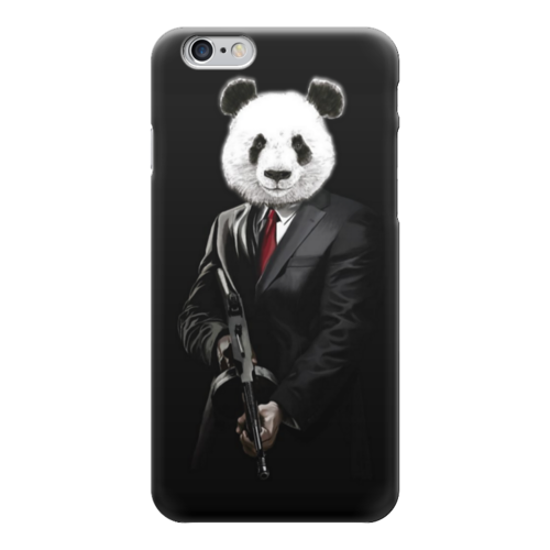 Заказать чехол для iPhone 6/6 Plus в Москве. Чехол для iPhone 6 глянцевый PANDA MOB!!! от Алексс Неро - готовые дизайны и нанесение принтов.