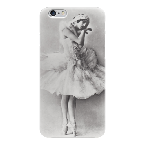 Заказать чехол для iPhone 6/6 Plus в Москве. Чехол для iPhone 6 глянцевый Балерина Анна Павлова от Just kidding - готовые дизайны и нанесение принтов.