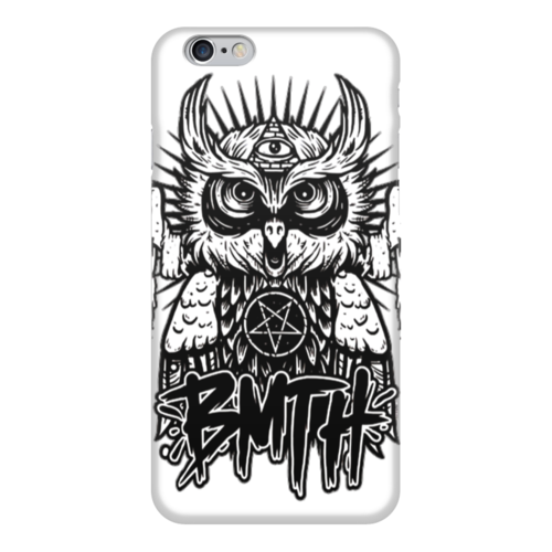 Заказать чехол для iPhone 6/6 Plus в Москве. Чехол для iPhone 6 глянцевый Bring Me The Horizon  от dizer - готовые дизайны и нанесение принтов.