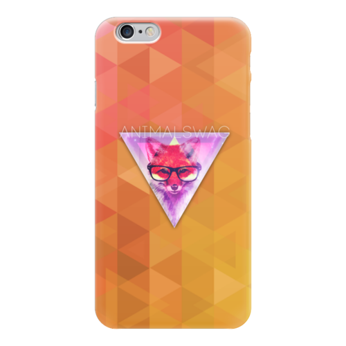 Заказать чехол для iPhone 6/6 Plus в Москве. Чехол для iPhone 6 глянцевый "ANIMALSWAG II" collection: Fox от Octopuslabel - готовые дизайны и нанесение принтов.