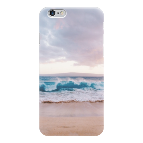 Заказать чехол для iPhone 6/6 Plus в Москве. Чехол для iPhone 6 глянцевый Море с красивыми волнами. от MaryRozental - готовые дизайны и нанесение принтов.