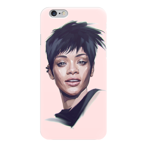 Заказать чехол для iPhone 6/6 Plus в Москве. Чехол для iPhone 6 глянцевый Rihanna от kreed - готовые дизайны и нанесение принтов.