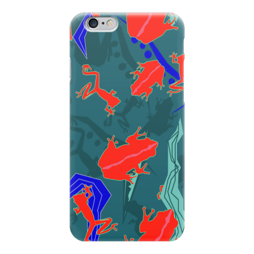 Заказать чехол для iPhone 6/6 Plus в Москве. Чехол для iPhone 6 глянцевый Древесные лягушки от Asparagus Lab + Masha Saunders - готовые дизайны и нанесение принтов.