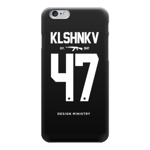 Заказать чехол для iPhone 6/6 Plus в Москве. Чехол для iPhone 6 глянцевый KLSHNKV 47 by DESIGN MINISTRY от Design Ministry - готовые дизайны и нанесение принтов.