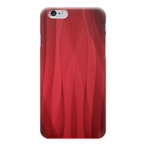 Заказать чехол для iPhone 6/6 Plus в Москве. Чехол для iPhone 6 глянцевый Красная абстракция от BeliySlon - готовые дизайны и нанесение принтов.