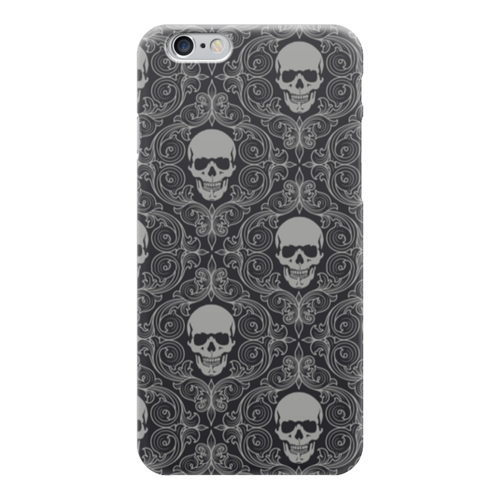 Заказать чехол для iPhone 6/6 Plus в Москве. Чехол для iPhone 6 глянцевый Texture skull от scoopysmith - готовые дизайны и нанесение принтов.