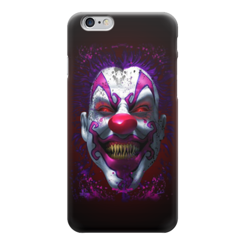 Заказать чехол для iPhone 6/6 Plus в Москве. Чехол для iPhone 6 глянцевый Evil Clown от Leichenwagen - готовые дизайны и нанесение принтов.