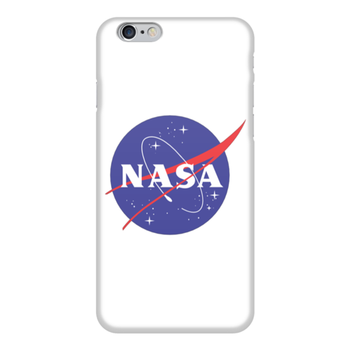 Заказать чехол для iPhone 6/6 Plus в Москве. Чехол для iPhone 6 глянцевый NASA | НАСА от The Spaceway  - готовые дизайны и нанесение принтов.