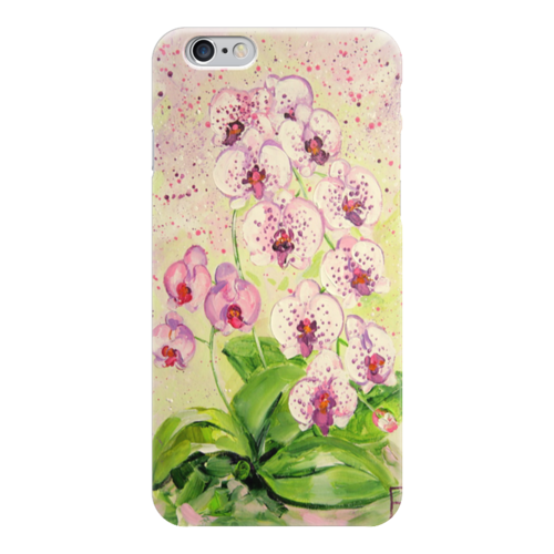 Заказать чехол для iPhone 6/6 Plus в Москве. Чехол для iPhone 6 глянцевый Орхидея  от dekuzmin5 - готовые дизайны и нанесение принтов.