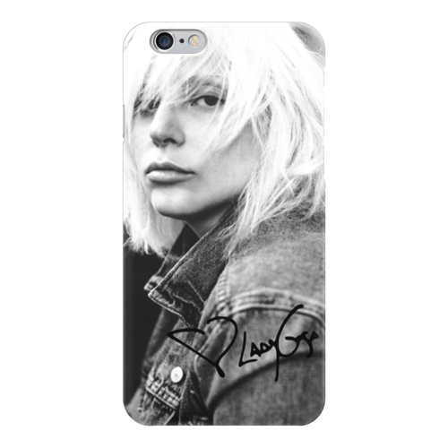 Заказать чехол для iPhone 6/6 Plus в Москве. Чехол для iPhone 6 глянцевый Lady Gaga от Илья Гусев - готовые дизайны и нанесение принтов.