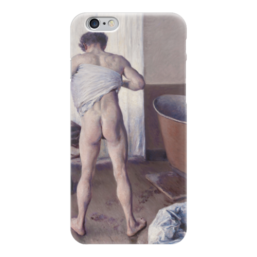 Заказать чехол для iPhone 6/6 Plus в Москве. Чехол для iPhone 6 глянцевый Мужчина в ванной (картина Кайботта) от trend - готовые дизайны и нанесение принтов.