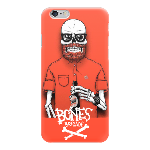 Заказать чехол для iPhone 6/6 Plus в Москве. Чехол для iPhone 6 глянцевый Bones Brigade от Leichenwagen - готовые дизайны и нанесение принтов.