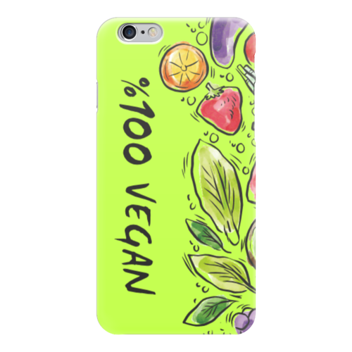 Заказать чехол для iPhone 6/6 Plus в Москве. Чехол для iPhone 6 глянцевый 100% Vegan от vegan@thespaceway.info - готовые дизайны и нанесение принтов.