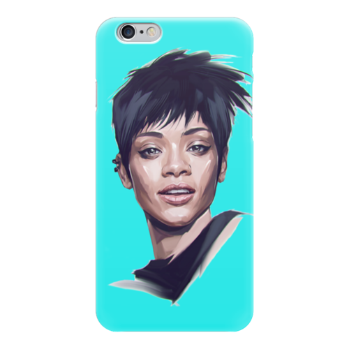 Заказать чехол для iPhone 6/6 Plus в Москве. Чехол для iPhone 6 глянцевый Rihanna от kreed - готовые дизайны и нанесение принтов.