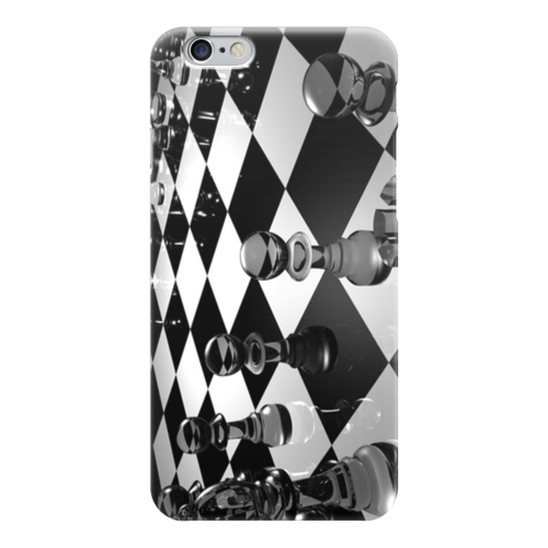 Заказать чехол для iPhone 6/6 Plus в Москве. Чехол для iPhone 6 глянцевый шахматы от Наталия Киселёва - готовые дизайны и нанесение принтов.