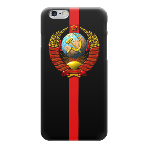 Заказать чехол для iPhone 6/6 Plus в Москве. Чехол для iPhone 6 глянцевый СССР! от Арам Тахмазян - готовые дизайны и нанесение принтов.
