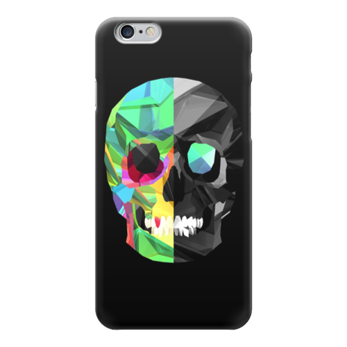 Заказать чехол для iPhone 6/6 Plus в Москве. Чехол для iPhone 6 глянцевый Digital skull от scoopysmith - готовые дизайны и нанесение принтов.