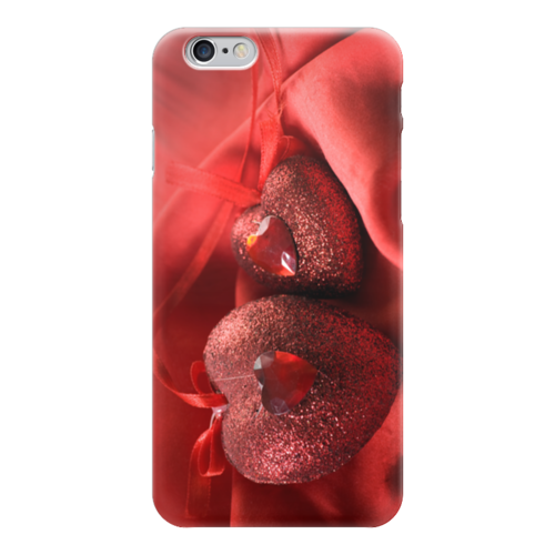 Заказать чехол для iPhone 6/6 Plus в Москве. Чехол для iPhone 6 глянцевый два сердца от Наталия Киселёва - готовые дизайны и нанесение принтов.
