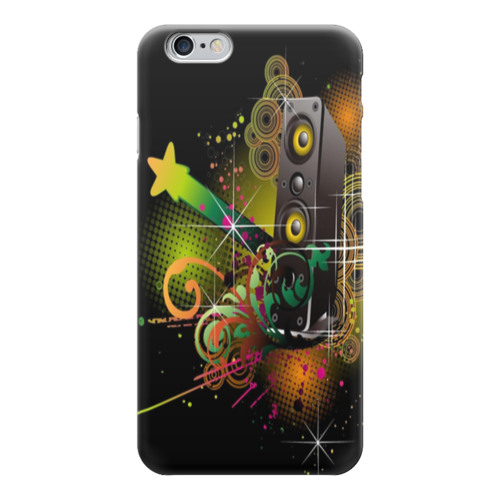 Заказать чехол для iPhone 6/6 Plus в Москве. Чехол для iPhone 6 глянцевый Hard_Bass от VitSa - готовые дизайны и нанесение принтов.