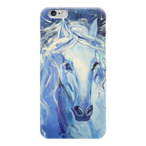 Заказать чехол для iPhone 6/6 Plus в Москве. Чехол для iPhone 6 глянцевый Лошадь счастья от dekuzmin5 - готовые дизайны и нанесение принтов.