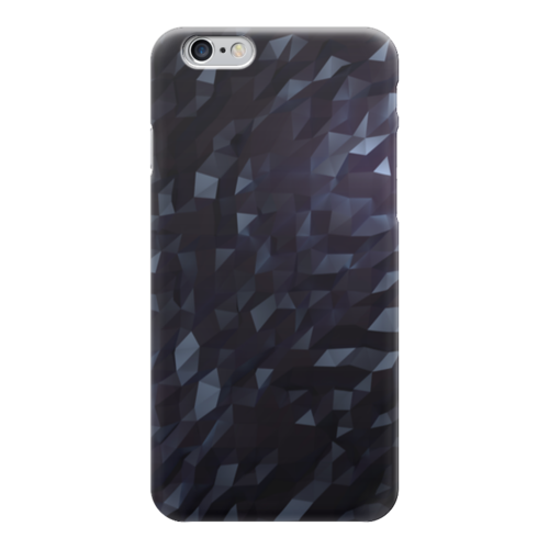 Заказать чехол для iPhone 6/6 Plus в Москве. Чехол для iPhone 6 глянцевый Black lowpoly от Юлька Мега - готовые дизайны и нанесение принтов.