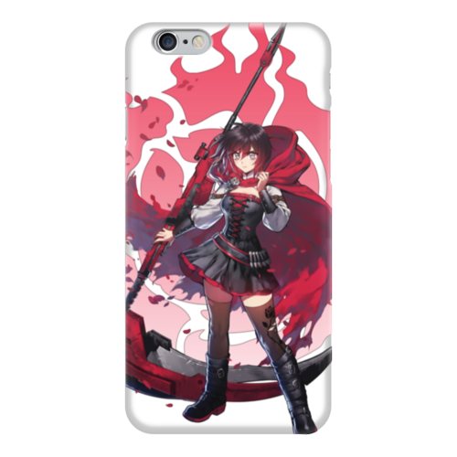 Заказать чехол для iPhone 6/6 Plus в Москве. Чехол для iPhone 6 глянцевый RWBY, Руби от geekbox - готовые дизайны и нанесение принтов.