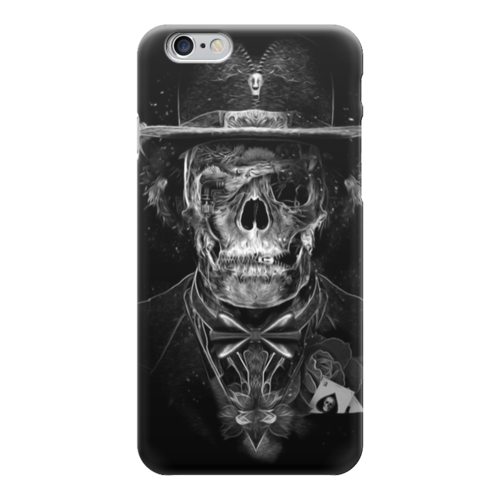 Заказать чехол для iPhone 6/6 Plus в Москве. Чехол для iPhone 6 глянцевый Mr. Skull от scoopysmith - готовые дизайны и нанесение принтов.