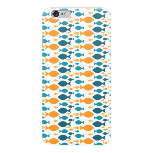 Заказать чехол для iPhone 6/6 Plus в Москве. Чехол для iPhone 6 глянцевый Рыбки от BeliySlon - готовые дизайны и нанесение принтов.
