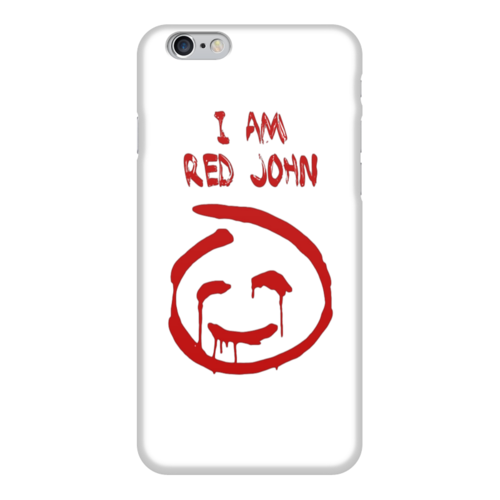 Заказать чехол для iPhone 6/6 Plus в Москве. Чехол для iPhone 6 глянцевый Смайлик Red John (The Mentalist) от maks - готовые дизайны и нанесение принтов.