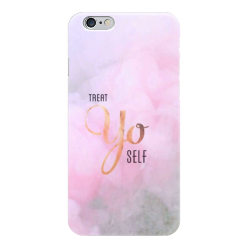 Заказать чехол для iPhone 6/6 Plus в Москве. Чехол для iPhone 6 глянцевый TREAT yo SELF от Татьяна - готовые дизайны и нанесение принтов.