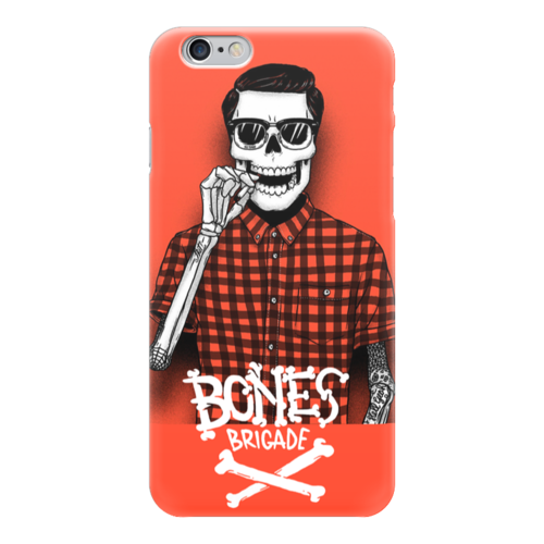 Заказать чехол для iPhone 6/6 Plus в Москве. Чехол для iPhone 6 глянцевый Bones Brigade от Leichenwagen - готовые дизайны и нанесение принтов.