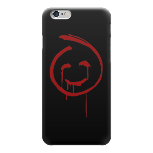 Заказать чехол для iPhone 6/6 Plus в Москве. Чехол для iPhone 6 глянцевый Смайлик Кровавого Джона из Менталиста от maks - готовые дизайны и нанесение принтов.
