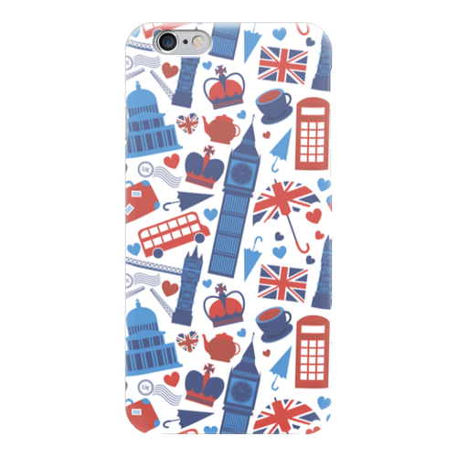 Заказать чехол для iPhone 6/6 Plus в Москве. Чехол для iPhone 6 глянцевый Великобритания от Polilog - готовые дизайны и нанесение принтов.