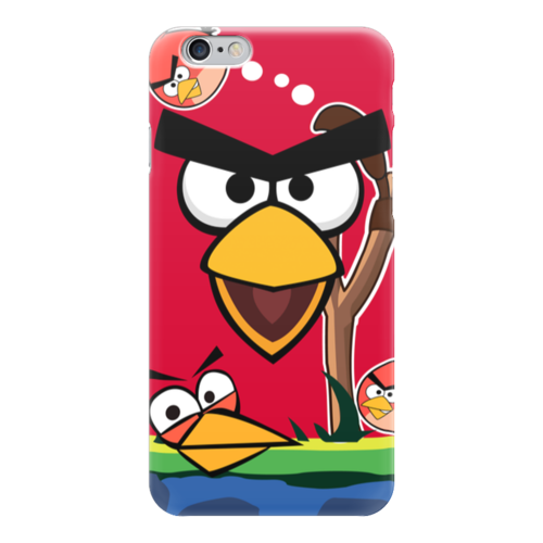 Заказать чехол для iPhone 6/6 Plus в Москве. Чехол для iPhone 6 глянцевый Angry Birds 2 от Сергей Дульнев - готовые дизайны и нанесение принтов.