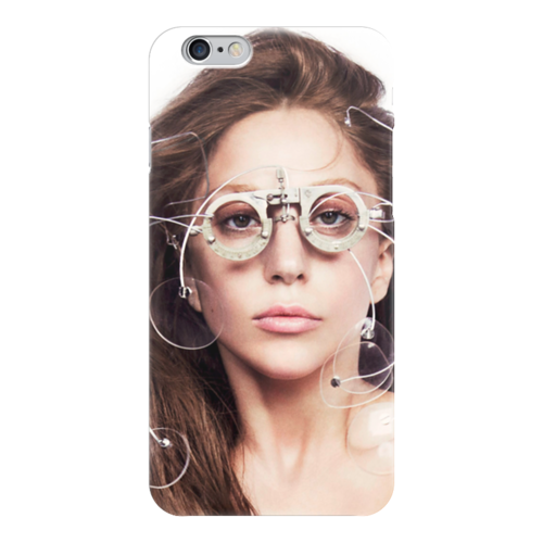 Заказать чехол для iPhone 6/6 Plus в Москве. Чехол для iPhone 6 глянцевый LADY GAGA от unicorn.in.jays - готовые дизайны и нанесение принтов.