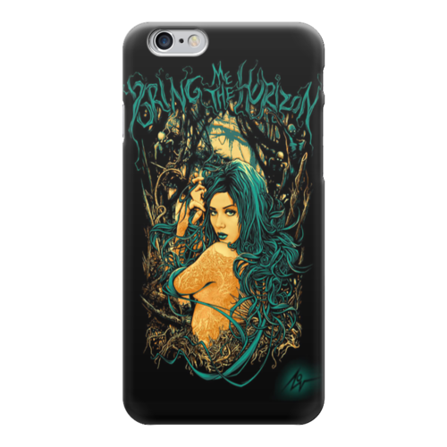 Заказать чехол для iPhone 6/6 Plus в Москве. Чехол для iPhone 6 глянцевый Bring me the horizon от Никита Узумаки - готовые дизайны и нанесение принтов.