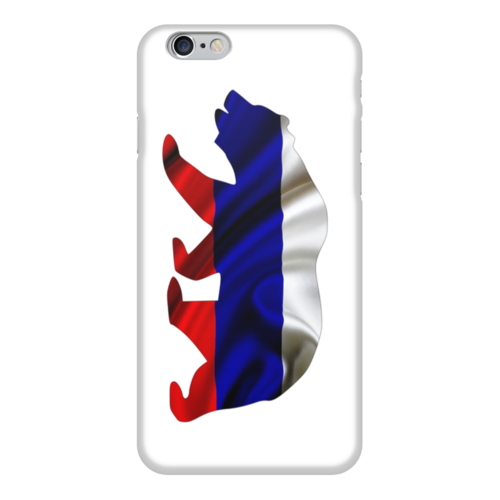 Заказать чехол для iPhone 6/6 Plus в Москве. Чехол для iPhone 6 глянцевый Русский Медведь от FireFoxa - готовые дизайны и нанесение принтов.