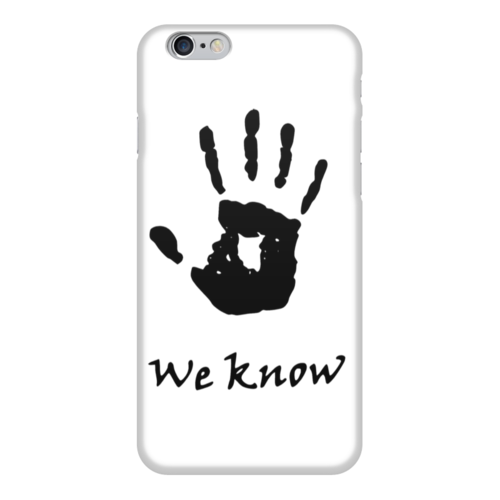 Заказать чехол для iPhone 6/6 Plus в Москве. Чехол для iPhone 6 глянцевый Темное братство от maks - готовые дизайны и нанесение принтов.