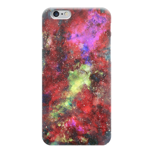 Заказать чехол для iPhone 6/6 Plus в Москве. Чехол для iPhone 6 глянцевый Космос от Henry Stark - готовые дизайны и нанесение принтов.