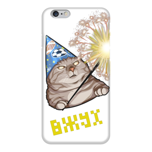 Заказать чехол для iPhone 6/6 Plus в Москве. Чехол для iPhone 6 глянцевый Вжух!  от mariewolf666@yandex.ru - готовые дизайны и нанесение принтов.