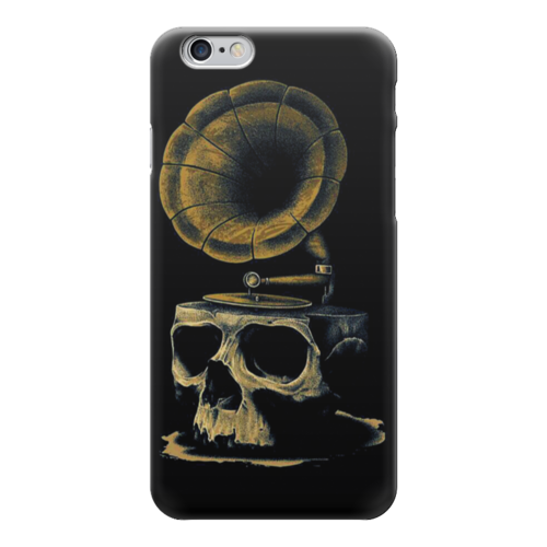 Заказать чехол для iPhone 6/6 Plus в Москве. Чехол для iPhone 6 глянцевый Skull Art от Leichenwagen - готовые дизайны и нанесение принтов.