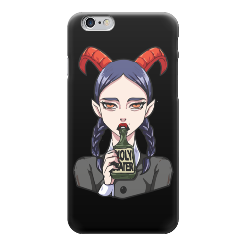 Заказать чехол для iPhone 6/6 Plus в Москве. Чехол для iPhone 6 глянцевый Devil Girl от crash - готовые дизайны и нанесение принтов.