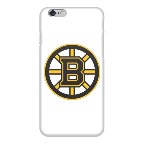 Заказать чехол для iPhone 6/6 Plus в Москве. Чехол для iPhone 6 глянцевый Boston Bruins от dobryidesign - готовые дизайны и нанесение принтов.