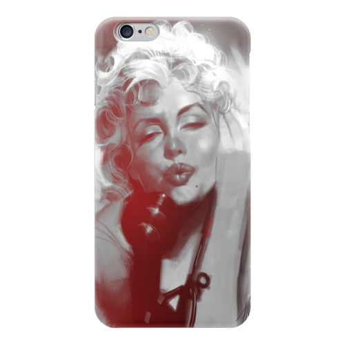 Заказать чехол для iPhone 6/6 Plus в Москве. Чехол для iPhone 6 глянцевый Marilyn Monroe от Aleksandr Chernov - готовые дизайны и нанесение принтов.