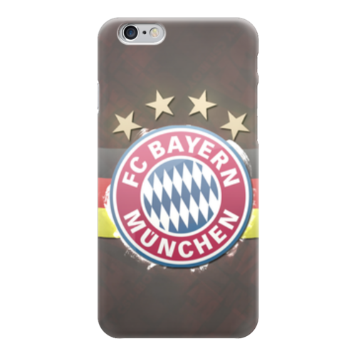 Заказать чехол для iPhone 6/6 Plus в Москве. Чехол для iPhone 6 глянцевый FC BAYERN от Александра Супроженкова - готовые дизайны и нанесение принтов.