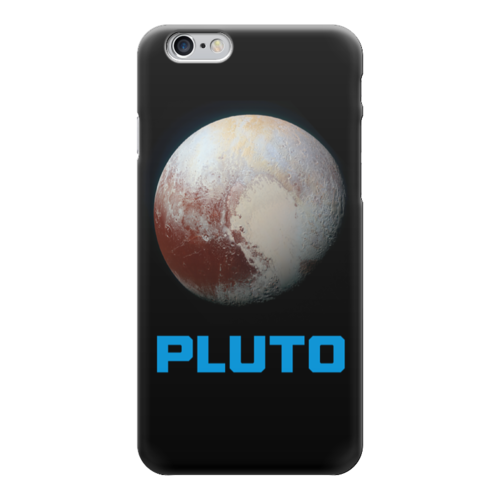 Заказать чехол для iPhone 6/6 Plus в Москве. Чехол для iPhone 6 глянцевый Pluto от The Spaceway  - готовые дизайны и нанесение принтов.