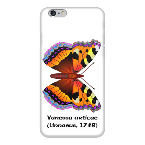 Заказать чехол для iPhone 6/6 Plus в Москве. Чехол для iPhone 6 глянцевый Бабочки России от Alexey Evsyunin - готовые дизайны и нанесение принтов.