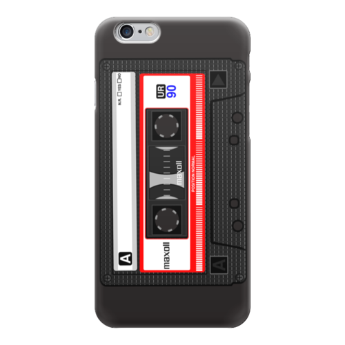 Заказать чехол для iPhone 6/6 Plus в Москве. Чехол для iPhone 6 глянцевый кассета от Polilog - готовые дизайны и нанесение принтов.